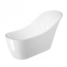 Barclay ATSN70FIG-BN - McGuire AC Slipper Tub WH, 68''w/Internal Drain Pipe,BN