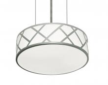 AFX Lighting, Inc. HVNP17LAJUDSN - Haven 17'' LED Pendant - 30W 120-277V - Satin Nickel