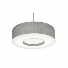 AFX Lighting, Inc. MCP1932MBSN-GY - Montclair 19'' Med Base Pendant - SN w/ GY