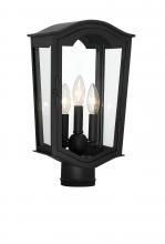 Minka-Lavery 73206-66 - Houghton Hall - 3 Light Outdoor Post