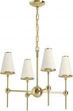 Kohler Lighting 27862-CH04-2PL - PAROHN® 4 LIGHT CHANDELIER