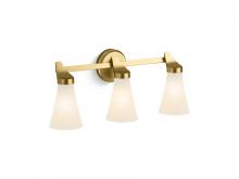 Kohler Lighting 26848-SC03-2GL - Simplice 22-5/8 in. Three-Light Sconce