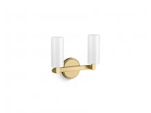 Kohler Lighting 35873-SC02-2GL - Crue Two-Light Sconce