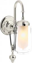 Kohler Lighting 72581-SN - ARTIFACTS™ SINGLE ADJUSTABLE SCONCE