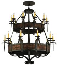 2nd Avenue Designs White 139252 - 47.5" Wide Costello 20 Light Two Tier Chandelier