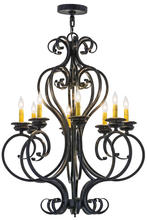 2nd Avenue Designs White 156713 - 28"W Fernando 8 LT Chandelier