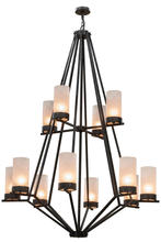 2nd Avenue Designs White 162559 - 60"W Galen 12 LT Two Tier Chandelier