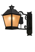 2nd Avenue Designs White 173096 - 12"W Stafford Lantern Wall Sconce