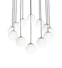 2nd Avenue Designs White 189714 - 40" Wide Bola Cascading Pendant