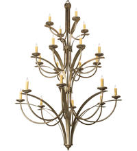 2nd Avenue Designs White 196887 - 86" Wide Corfe Chandelier