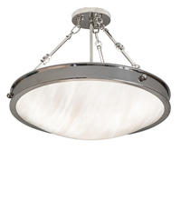 2nd Avenue Designs White 235343 - 20" Wide Dionne Inverted Pendant