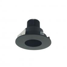 Nora NIO-4RPH27QBB - 4" Iolite LED Round Pinhole, 10-Degree Optic, 800lm / 12W, 2700K, Black Pinhole / Black Flange