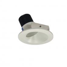 Nora NIO-4RWCDXMPW - 4" Iolite LED Round Wall Wash, 800lm / 14W, Comfort Dim, Matte Powder White Reflector / Matte