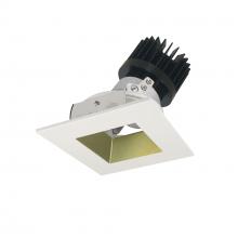 Nora NIO-4SDSQ40XCHMPW/HL - 4" Iolite LED Square Adjustable Reflector with Square Aperture, 1500lm/2000lm (varies by