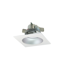 Nora NLCBC2-45330HZW/ALE4 - 4" Cobalt Click LED Retrofit, Square Reflector with Round Aperture, 750lm / 10W, 3000K, Haze