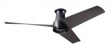 Modern Fan Co. AMB-FM-MB-56-EB-NL-CC - Ambit Flush DC Fan- Matte Black Finish; 56" Ebony Blades; No Light; Wall/Remote Combo Control