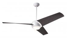 Modern Fan Co. AMB-MW-56-EB-870-CC - Ambit DC Fan- Matte White Finish; 56" Ebony Blades; 17W LED (Matte White Trim)