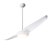 Modern Fan Co. IC2-GW-56-DK-570-CC - IC/Air (2 Blade ) Fan; Gloss White Finish; 56" Dark Blades; 20W LED; Wall/Remote Combo Control