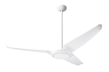 Modern Fan Co. IC3-GW-56-DK-NL-CC - IC/Air (3 Blade ) Fan; Gloss White Finish; 56" Dark Blades; No Light; Wall/Remote Combo Control