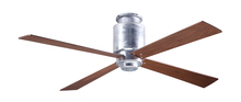 Modern Fan Co. LAP-FM-GV-50-MG-NL-001 - Lapa Flush Fan; Galvanized Finish; 50" Mahogany Blades; No Light; Fan Speed Control