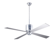 Modern Fan Co. LAP-GV-50-BK-NL-001 - Lapa Fan; Galvanized Finish; 50" Black Blades; No Light; Fan Speed Control