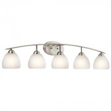 Kichler 45190NI - Calleigh™ 5 Light Vanity Light Brushed Nickel