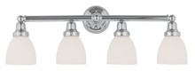 Livex Lighting 1024-05 - 4 Light Polished Chrome Bath Light