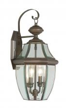 Livex Lighting 2251-07 - 2 Light Bronze Outdoor Wall Lantern