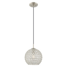 Livex Lighting 40440-91 - 1 Lt Brushed Nickel Mini Pendant