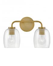 Lark 85012LCB - Small Two Light Vanity