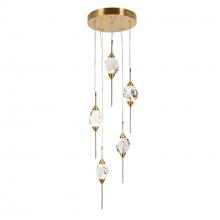 LNC Home HA0510401 - Lucivagus 5-Lights LED Chandelier