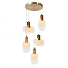 LNC Home HA05319 - Galateia 5-Lights LED Chandelier