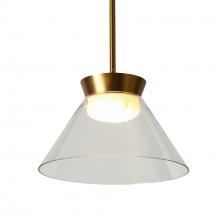 LNC Home HA05423 - Orthosting 1-Light Medium Brass LED Pendant Light