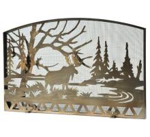 Meyda Green 111149 - 61"W X 38"H Moose Creek Fireplace Screen