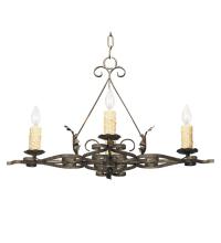 Meyda Green 115231 - 28" Long Elianna 4 Light Chandelier