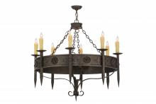 Meyda Green 115641 - 42"W Calandra 8 LT Chandelier