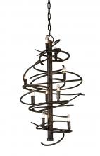 Meyda Green 117122 - 18" Wide Cyclone 9 Light Chandelier