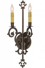 Meyda Green 117925 - 8"W Aneila 2 LT Wall Sconce