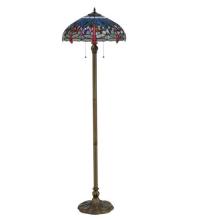 Meyda Green 118843 - 60"H Tiffany Hanginghead Dragonfly Floor Lamp