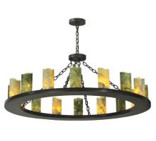 Meyda Green 121882 - 48"W Loxley Jadestone 16 LT Chandelier