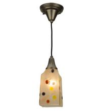 Meyda Green 124018 - 4.5"Sq Metro Fusion Jewel Mini Pendant