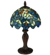 Meyda Green 124812 - 14"H Nightfall Wisteria Mini Lamp