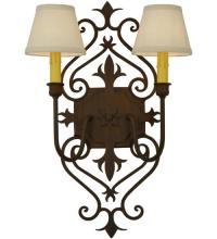 Meyda Green 134881 - 14" Wide Louisa Wall Sconce