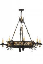 Meyda Green 135122 - 48"W Filomena 8 LT Chandelier