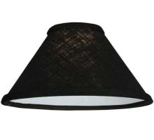 Meyda Green 136239 - 9.25"W X 5"H Faille Black Fabric Shade