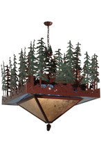 Meyda Green 137023 - 40"Sq Pine Lake Inverted Pendant