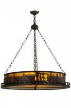 Meyda Green 138263 - 36.25"W Train Inverted Pendant