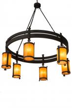 Meyda Green 145571 - 54" Wide Beartooth 6 Light Chandelier