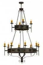 Meyda Green 145936 - 48"W Lorenzo 12 LT Two Tier Chandelier