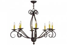 Meyda Green 151019 - 36"W Sienna 8 LT Chandelier